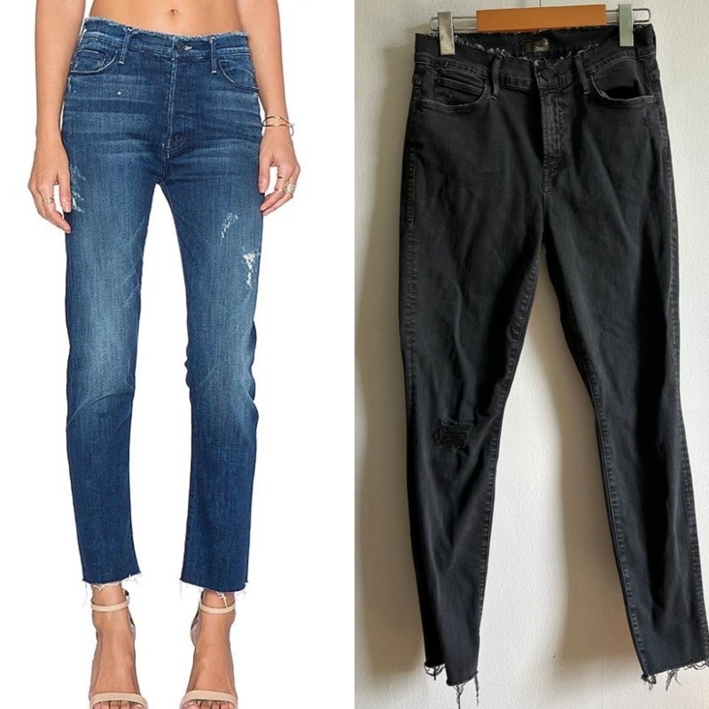 MOTHER The Double Fray Vagabond in Black